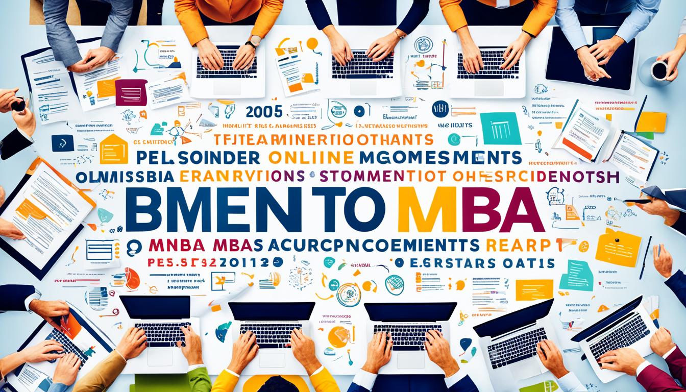 online mba admissions requirements